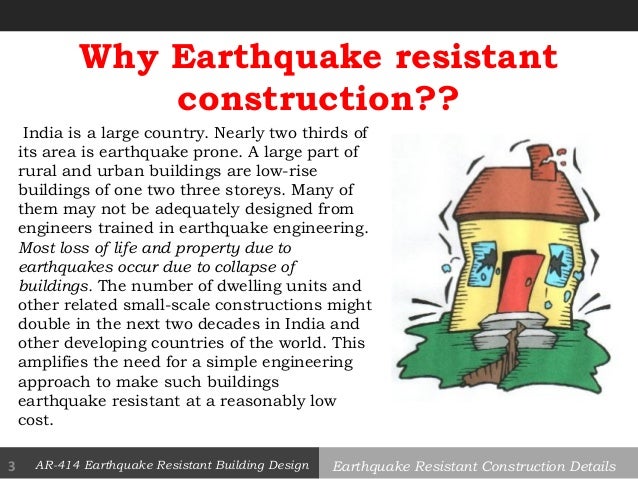 earthquake resistant building construction ppt